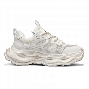 Jeep Street Biking Collection Low Top Chunky Sneakers Men's White 1 4359722