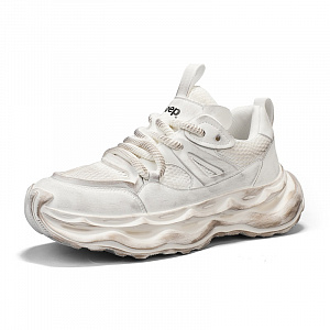 Jeep Street Biking Collection Low Top Chunky Sneakers Men's White 2 4359723