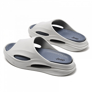 Jeep EVA Slide Slippers Men's Light Gray, Dark Gray 3 4359839