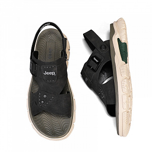 Jeep Beach Sandals Men's Dark Brown/Light Gray 3 4359900