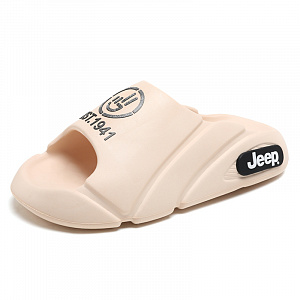 Jeep EVA Abrasion Resistant Slide Slippers Men's Khaki 1 4359919