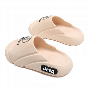 Jeep EVA Abrasion Resistant Slide Slippers Men's Khaki 2 4359920