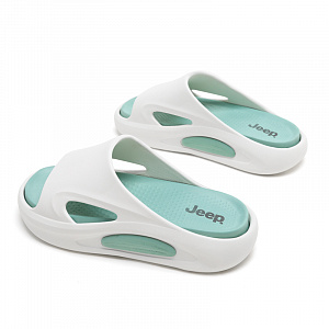 Jeep Slip Resistant Slide Slippers Men's Green 3 4360400
