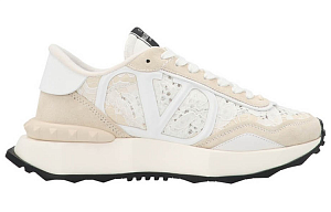Valentino Lace And Mesh Lacerunner White Ivory Women's 1 4368308