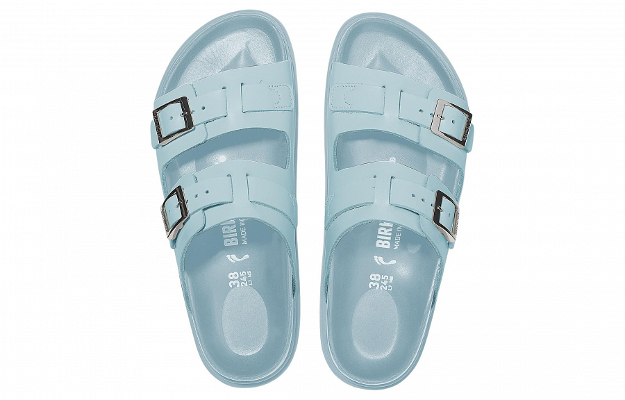 Birkenstock Slide Slippers Women's Mineral Blue Narrow купить в интернет-магазине Yoocart с быстрой доставкой по России.