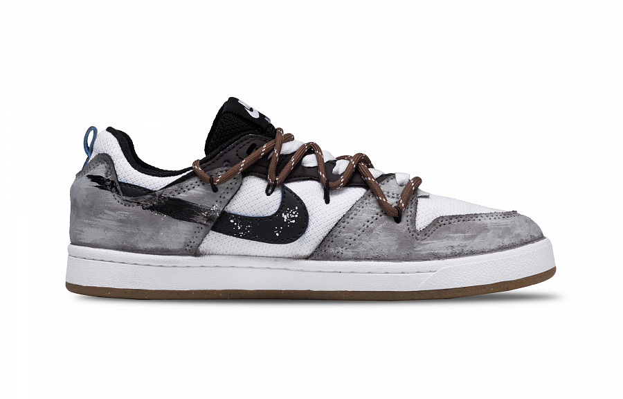 Nike SB Alleyoop Gothic Gray Low top Skateboard Shoes Men's Light Gray купить в интернет-магазине Yoocart с быстрой доставкой по России.