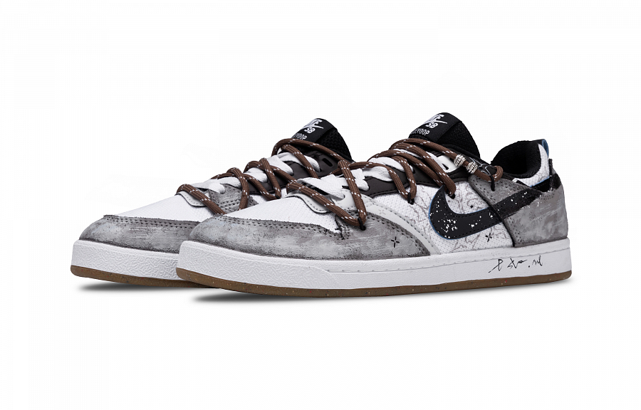 Nike SB Alleyoop Gothic Gray Low top Skateboard Shoes Men's Light Gray купить в интернет-магазине Yoocart с быстрой доставкой по России.