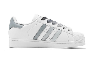 Adidas Originals SUPERSTAR Low Top Skateboard Shoes Unisex Gray White 2 4370846