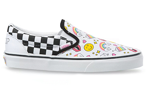 Vans Flour Shop X Classic Slip On 'Icons Checkerboard' 1 4371742