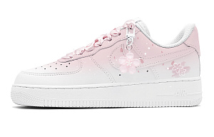 Nike Air Force 1 Slip Resistant, Impact Resistant, Abrasion Resistant Low top Skateboard Shoes Women's White Pink 1 4373549