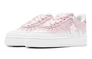 Nike Air Force 1 Slip Resistant, Impact Resistant, Abrasion Resistant Low top Skateboard Shoes Women's White Pink 3 4373551