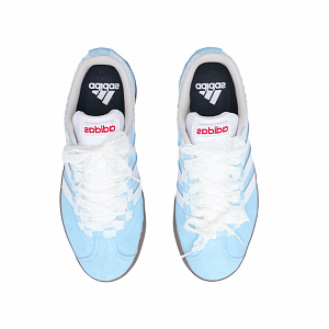 Adidas Neo VL Court 2.0 Thorned Sea Salt Ice Blue Anti Slip Wear Resistant Low Top Skateboard Shoes Unisex White Blue 3 4373584