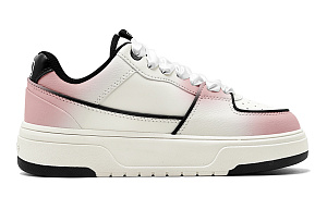 MLB Chunky Liner Romantic, Pink Love, Bowknot, Sweet Girl Outfit Low top Skateboard Shoes Unisex Pink Silver 2 4373824