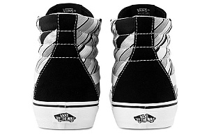 Vans SK8 Hi Black White Unisex 'Black White' 3 4375484