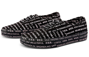Vans Authentic 'We Are Beautiful   Black' Women's 1 4375536