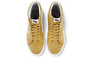 Vans SK8 Hi Brown Yellow Unisex 'Brownyellow White' 2 4375549