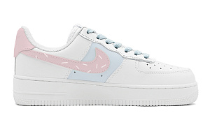 Nike Air Force 1 Low Air Force 1 Slip Resistant Abrasion Resistant Low top Skateboard Shoes Unisex Blue Pink 2 4376427