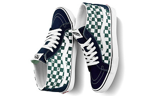 Vans Sk8 mid Checkerboard Green/White 3 4381327