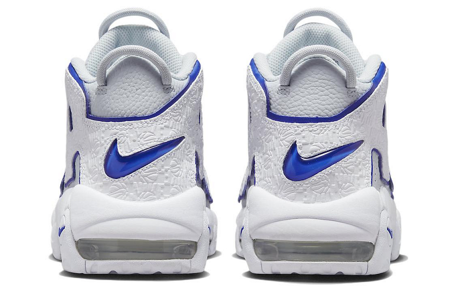 Nike Air More Uptempo Embossed White Royal Blue купить в интернет-магазине Yoocart с быстрой доставкой по России.