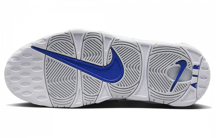 Nike Air More Uptempo Embossed White Royal Blue купить в интернет-магазине Yoocart с быстрой доставкой по России.