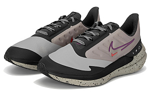 Nike Air Winflo 9 Shield Cobblestone Vivid Purple Women's 2 4387725