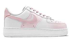 Nike Air Force 1 LE Summer Peach Slip Resistant Abrasion Resistant Low top Skateboard Shoes GS White Pink 2 4387928