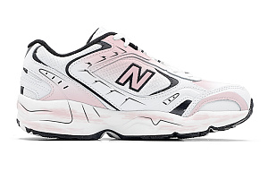 New Balance NB 452 Anti-Slip Wear-Resistant Low-Top Running Shoes Women's White Pink 2 4390782