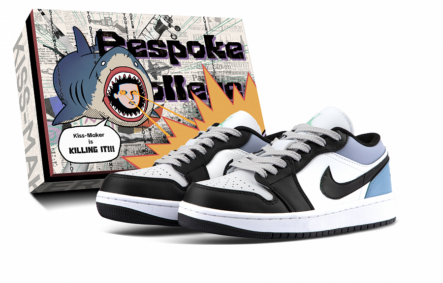 Jordan Air Jordan 1 Cushioning Low top Vintage Basketball Shoes Unisex Sky Blue купить в интернет-магазине Yoocart с быстрой доставкой по России.