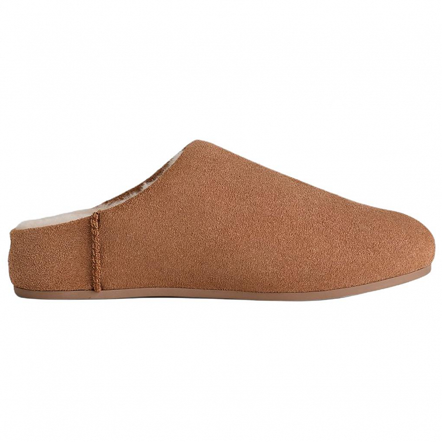 UGG Rubber Sole Abrasion Resistant Closed Toe Slippers Women's Chestnut купить в интернет-магазине Yoocart с быстрой доставкой по России.
