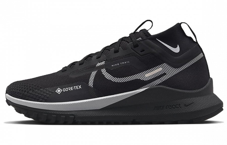 Nike React Pegasus Trail 4 Gore Tex Black Wolf Grey Women's купить в интернет-магазине Yoocart с быстрой доставкой по России.