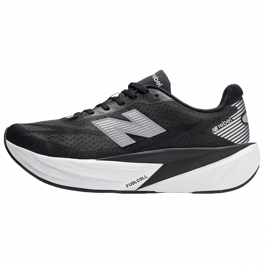 New Balance FuelCell Rebel V5 'Black White Silver Metallic' купить в интернет-магазине Yoocart с быстрой доставкой по России.