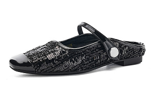 EBLAN Closed Toe Slippers Women's Black 1 4404331