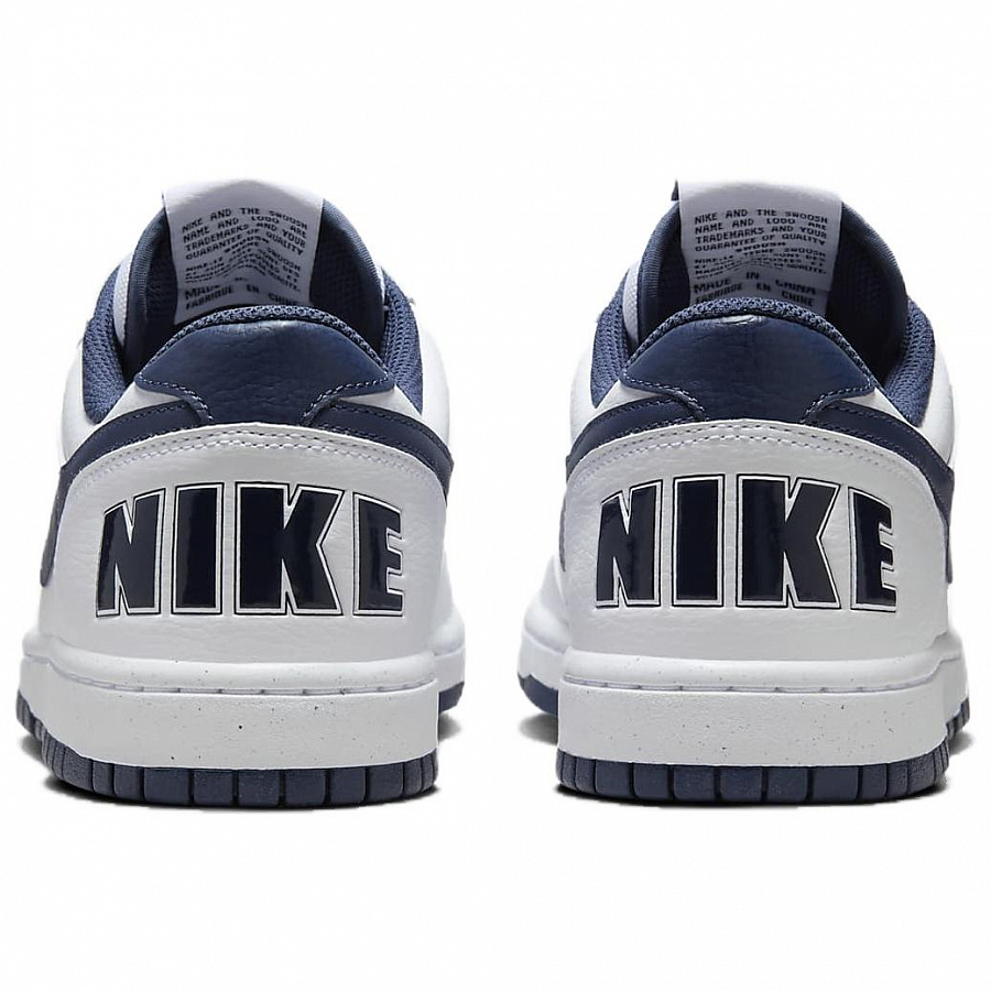 Nike Big Nike Low White/Midnight Navy купить в интернет-магазине Yoocart с быстрой доставкой по России.