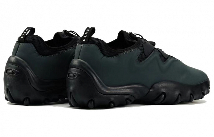 PIET x Oakley Slip-On Teeth OG Cushioning Breathable Low-Top Casual Shoes Unisex Imitation Black купить в интернет-магазине Yoocart с быстрой доставкой по России.