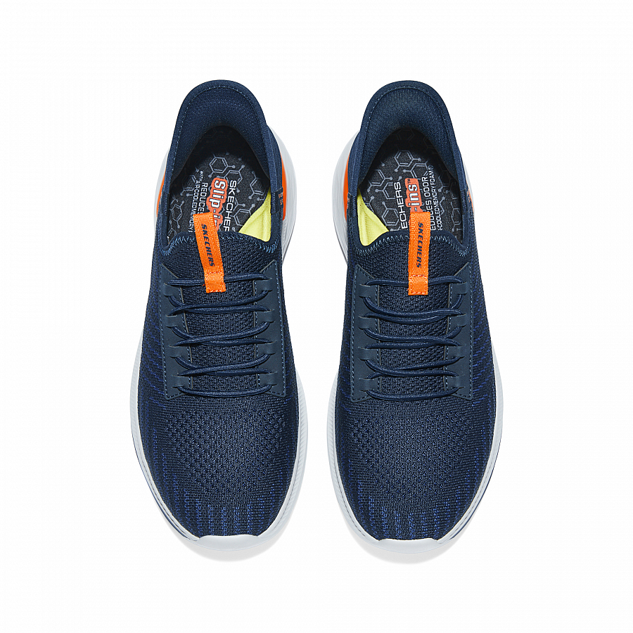 Skechers Cushioning Wear-Resistant Low-Top Casual Shoes Men's Blue купить в интернет-магазине Yoocart с быстрой доставкой по России.