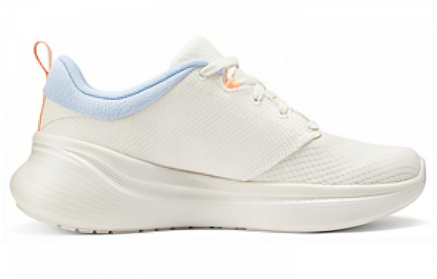 Skechers Vapor Foam Abrasion Resistant Low top Running Shoes Women's White Blue Orange купить в интернет-магазине Yoocart с быстрой доставкой по России.