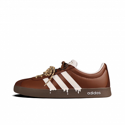 Adidas Neo VL Court 2.0 Low top Skateboard Shoes Unisex Dark Brown