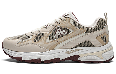 Kappa Wing Abrasion Resistant Slip Resistant Low top Running Shoes Unisex Malt Beige Brown