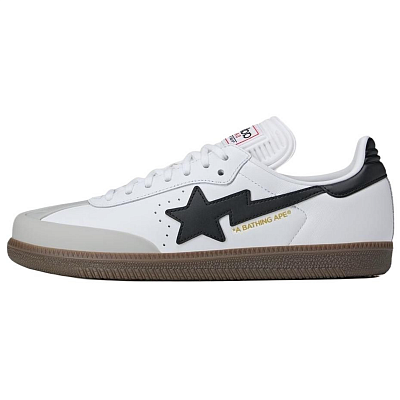 Adidas Bape X Samba 'Black White Gum'