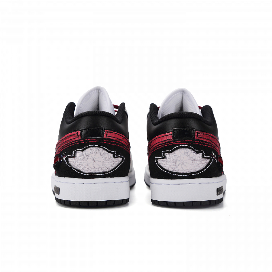 Jordan Air Jordan 1 Apocalypse Dragon Tribe Abrasion Resistant Low top Vintage Basketball Shoes Men's Black Red купить в интернет-магазине Yoocart с быстрой доставкой по России.