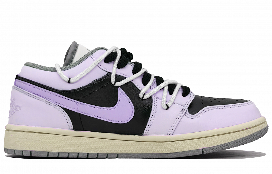 Jordan Air Jordan 1 Cushioning Low top Vintage Basketball Shoes Unisex Romantic Purple купить в интернет-магазине Yoocart с быстрой доставкой по России.