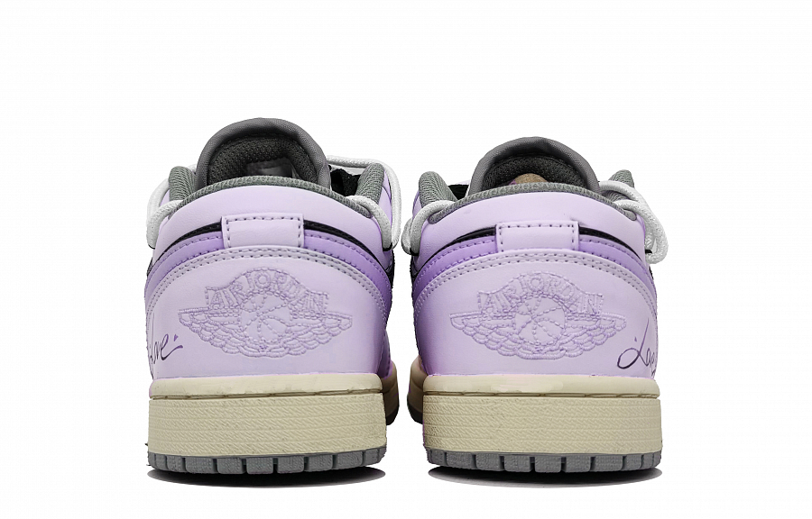 Jordan Air Jordan 1 Cushioning Low top Vintage Basketball Shoes Unisex Romantic Purple купить в интернет-магазине Yoocart с быстрой доставкой по России.