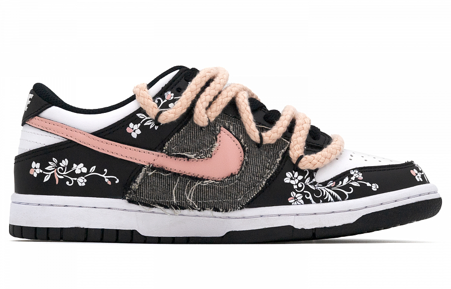 Nike Slip Resistant Shock Absorbers With Abrasion Resistant Properties Low top Skateboard Shoes Women's Black White купить в интернет-магазине Yoocart с быстрой доставкой по России.
