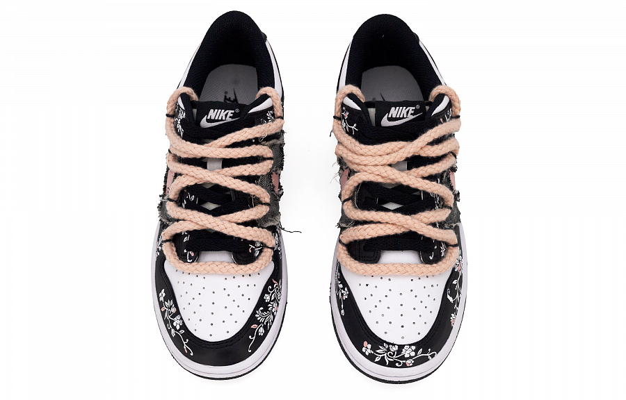 Nike Slip Resistant Shock Absorbers With Abrasion Resistant Properties Low top Skateboard Shoes Women's Black White купить в интернет-магазине Yoocart с быстрой доставкой по России.