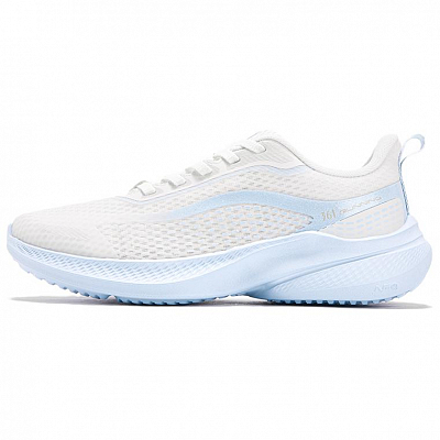 361° Breathable Lightweight Rebound Low top Casual Running Shoes Women's Feather White Glacier Blue