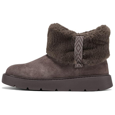 Skechers Thermal Height Increasing Coverage Short Snow Boots Women's Brown