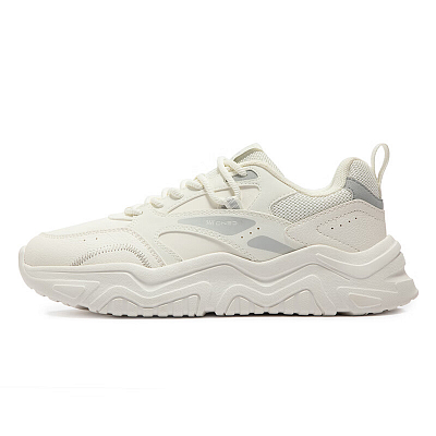 361° Cushioning And Breathable Low top Casual Shoes Women's White Gray