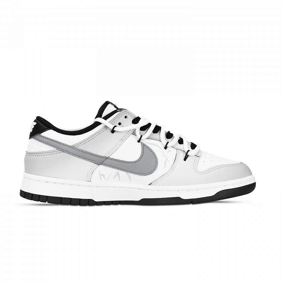 Nike Dunk Bamboo And Language Abrasion Resistant Low top Skateboard Shoes Unisex Black White Red купить в интернет-магазине Yoocart с быстрой доставкой по России.