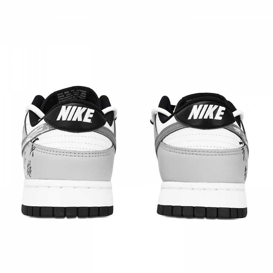 Nike Dunk Bamboo And Language Abrasion Resistant Low top Skateboard Shoes Unisex Black White Red купить в интернет-магазине Yoocart с быстрой доставкой по России.