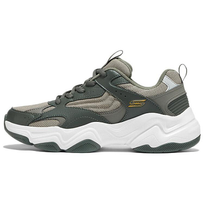 Skechers DLITES Low top Casual Shoes Men's Dark Olive Green
